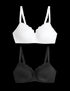 Marks & Spencer "2pk Lace Trim Post Surgery Bras A-E"